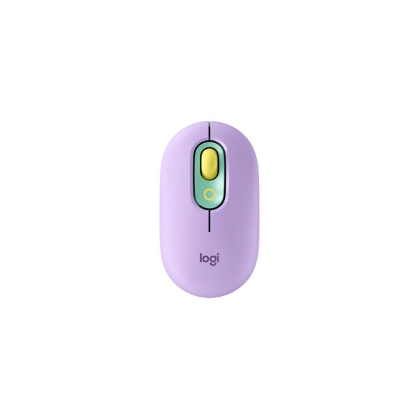 Mouse Logitech Pop Bluetooth Fresh Vibes LilabGreen - Imagen 2