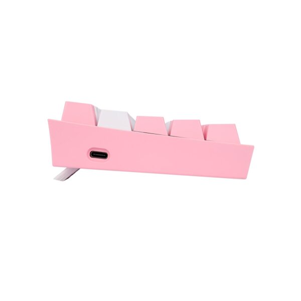 Teclado Gamer Redragon Fizz Pro Wireless English K616 Rgb Wp White Pink - Imagen 5