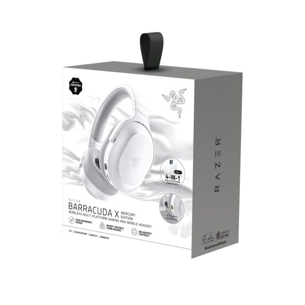 Audifono Gamer C/Microf Razer Barracuda X Wireless 7.1 Multi-Platform Mercury White