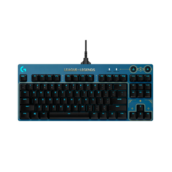 Teclado Gamer Logitech Pro Keyboard Lol 2 Gx Blue Rgb Black - Imagen 2