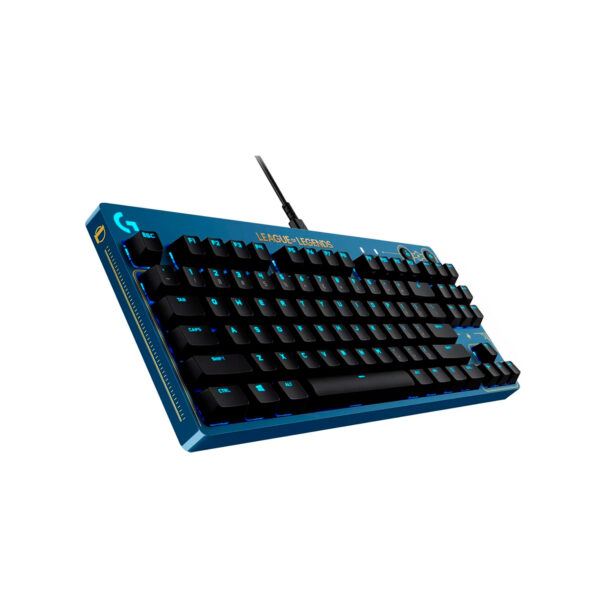 Teclado Gamer Logitech Pro Keyboard Lol 2 Gx Blue Rgb Black - Imagen 3