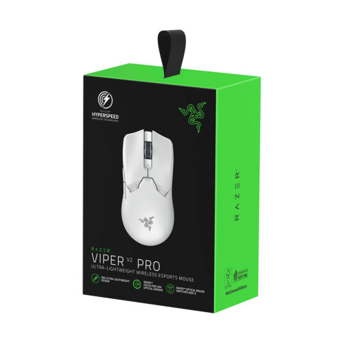 Mouse Gamer Razer Hyperspeed Viper V2 Pro Wireless White