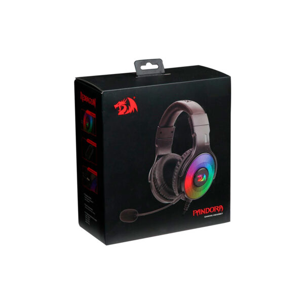 Audifono Gamer Redragon Pandora H350Rb 7.1 USB Black - Imagen 5