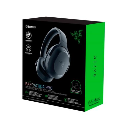 Audifono Gamer C/Microf.Razer Barracuda Pro Wireless Bt Thx Hybrid Anc Black