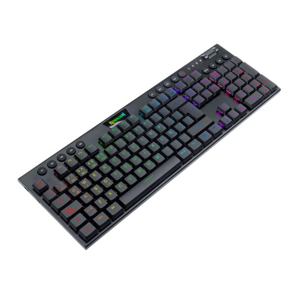 Teclado Gamer Redragon Horus Fs Wireless Spanish K618 Rgb Sp Blue Switch - Imagen 2