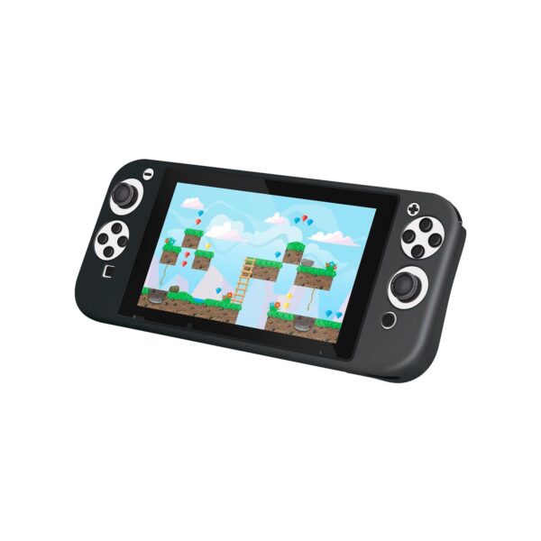 Estuche de Silicona Protectora Dreamgear Nintendo Switch Oled Black - Imagen 2