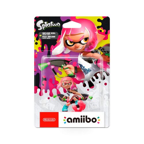 Amiibo Series Splatoon 2 Nintendo Switch Inkling Girl Rosa Neon