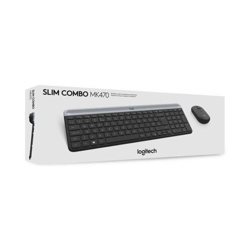 Teclado Logitech+ Mouse Mk470 Wirelees Slim Usb