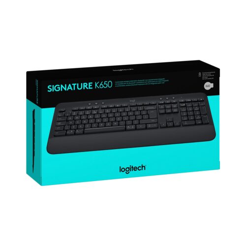 Teclado Logitech Signature K650 Wireless Blutooth Sp Black