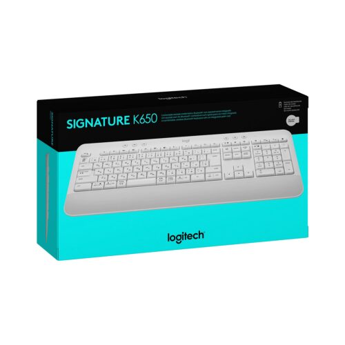 Teclado Logitech Signature K650 Wireless Blutooth Sp White