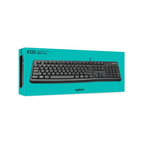 Teclado Logitech K120 Usb Sp Black