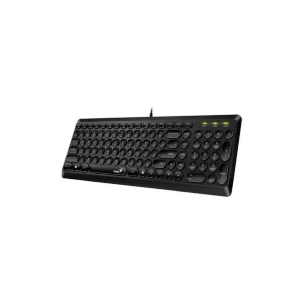 Teclado Genius Slimstar Q200 Usb Multimedia Black - Imagen 3