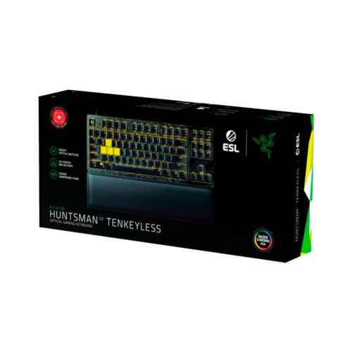 Teclado Gamer Razer Huntsman V2 Tkl Esl Ed Optical Red Switch Chroma Sp Black