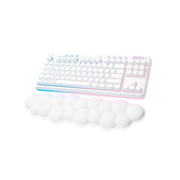 Teclado Gamer Logitech G715 Tkl Wireless Mechanical Linear Rgb White Aurora Collection - Imagen 2