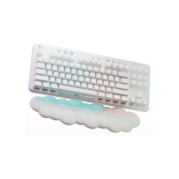 Teclado Gamer Logitech G715 Tkl Wireless Mechanical Linear Rgb White Aurora Collection - Imagen 3