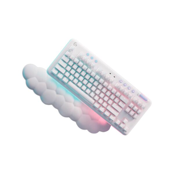 Teclado Gamer Logitech G715 Tkl Wireless Mecanical Tactile Rgb White Aurora Collection - Imagen 4
