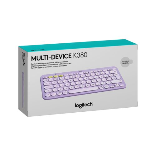 Teclado Logitech K380 Multi-Device Bluetooth Lavender