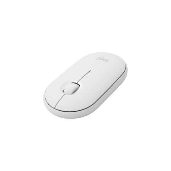 Mouse Logitech Pebble M350 Silent Wireless/Bluetooth White - Imagen 3