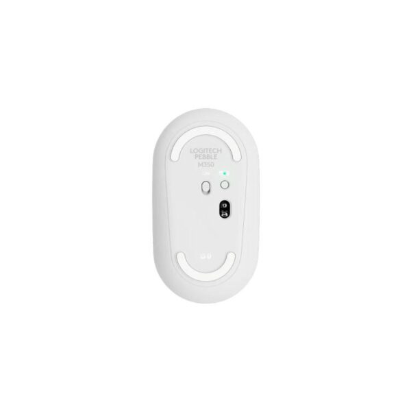 Mouse Logitech Pebble M350 Silent Wireless/Bluetooth White - Imagen 4