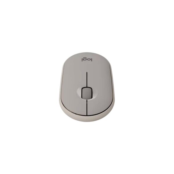 Mouse Logitech Pebble M350 Silent Wireless/Bluetooth Almond Milk - Imagen 3