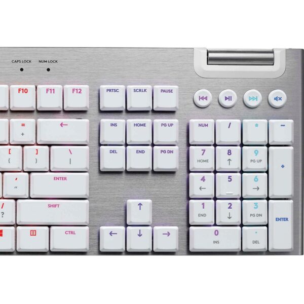 Teclado Gamer Logitech G815 Tactile Lightsync Rgb White - Imagen 4