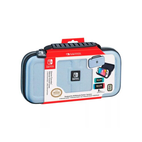 Estuche Game Traveler Deluxe Travel Case Lightblue Nintendo Switch Oled Nns40Pb