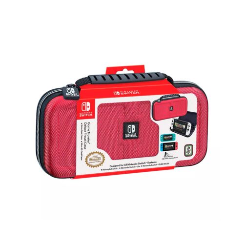 Estuche Game Traveler Deluxe Travel Case Red Black 1680D Nintendo Switch Oled Nns40R