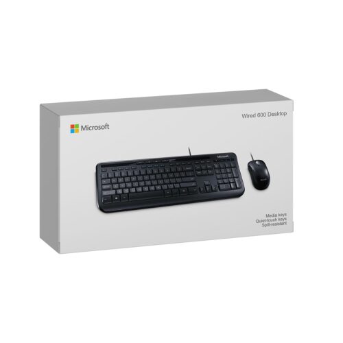 Teclado+Mouse Microsoft Wired Desktop 600