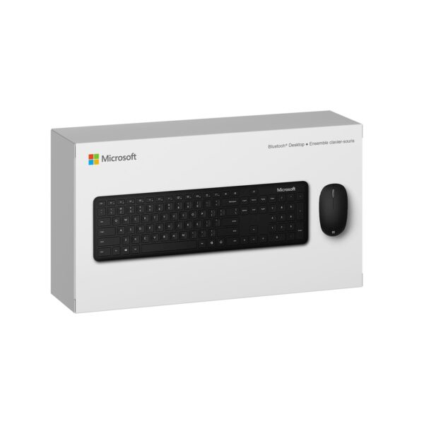 Teclado+Mouse Microsoft Bluetooth-Desktop-Emsemble Clavier-Souris Black