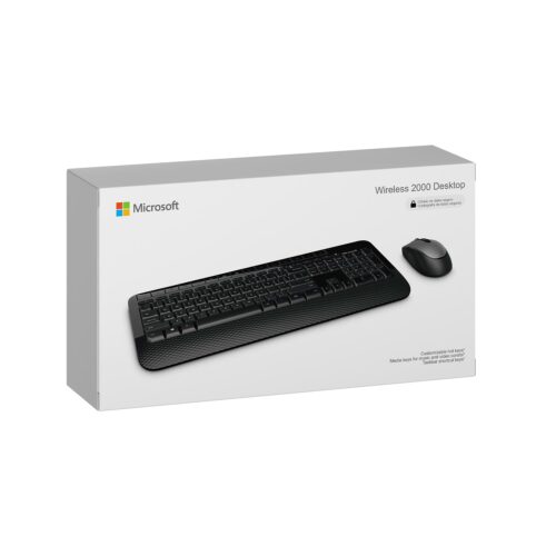 Teclado+Mouse Microsoft Wireless Spanish-Desktop 2000