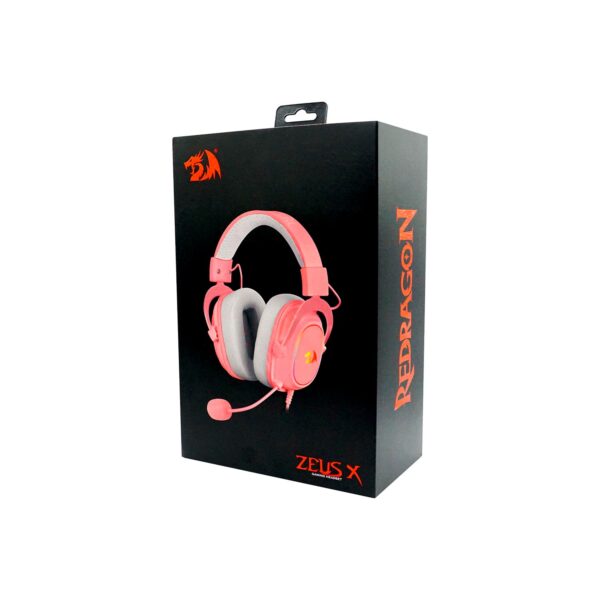 Auriculares Gamer Redragon Zeus X Rgb H510P Rgb Pink - Imagen 5