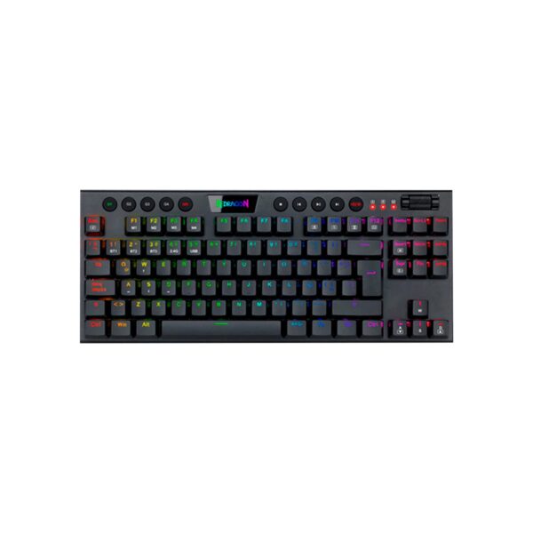 Teclado Gamer Redragon Horus Tkl Black Wireless Spanish K621 Rgb Sp Red Switch