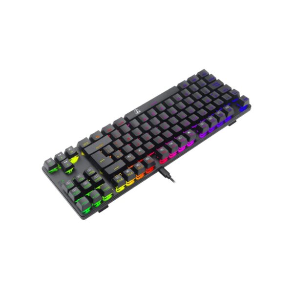 Teclado Gamer T-Dagger Bora Black Rgb Spanish Tgk315 Rd Sp Red Switch - Imagen 3