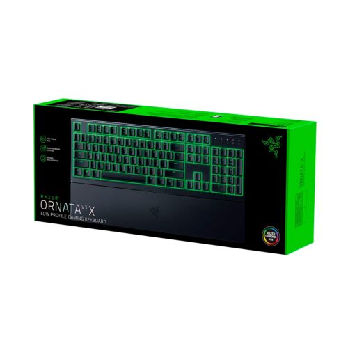 Teclado Gamer Razer Ornata V3 X Membrane Sp Low Profile Chroma Model