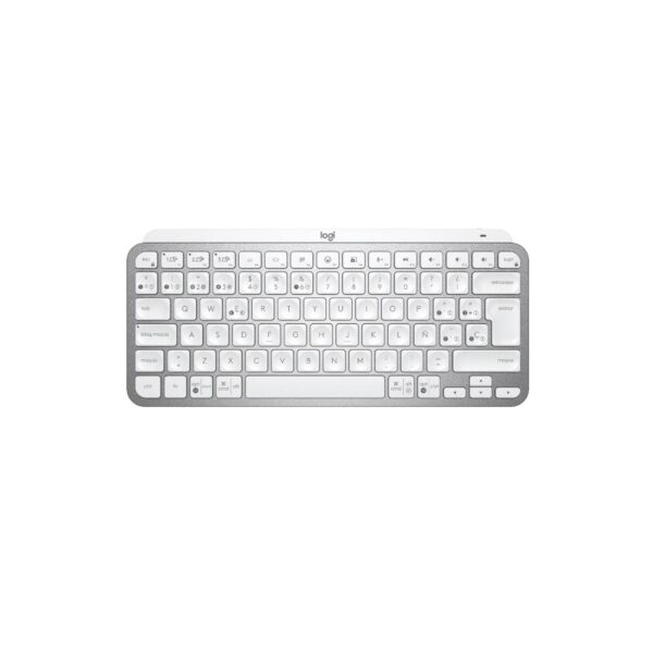 Teclado Logitech Mx Keys Mini Multi-Device Bt Iluminado Pale Grey Sp - Imagen 2