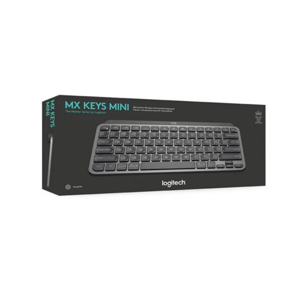 Teclado Logitech Mx Keys Mini Multi-Device Bt Iluminado Graphite Sp