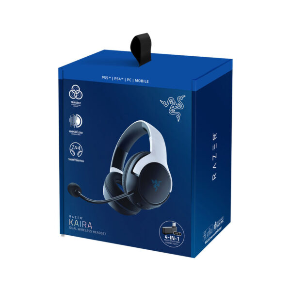 Audifono Gamer C/Microf Razer Kaira PS5 Wireless/Bt White