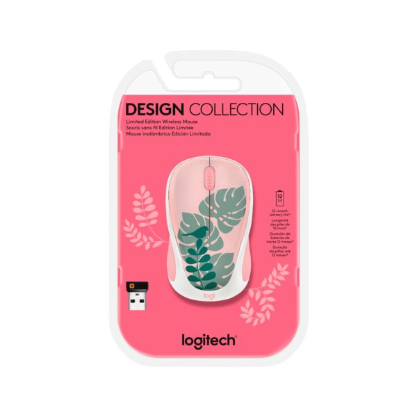 Mouse Logitech M317C Wireless Pink Tropical