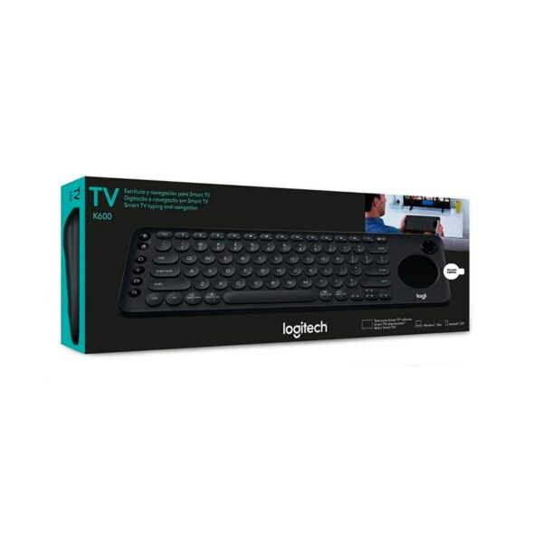 Teclado Logitech K600 Tv Wireless Black