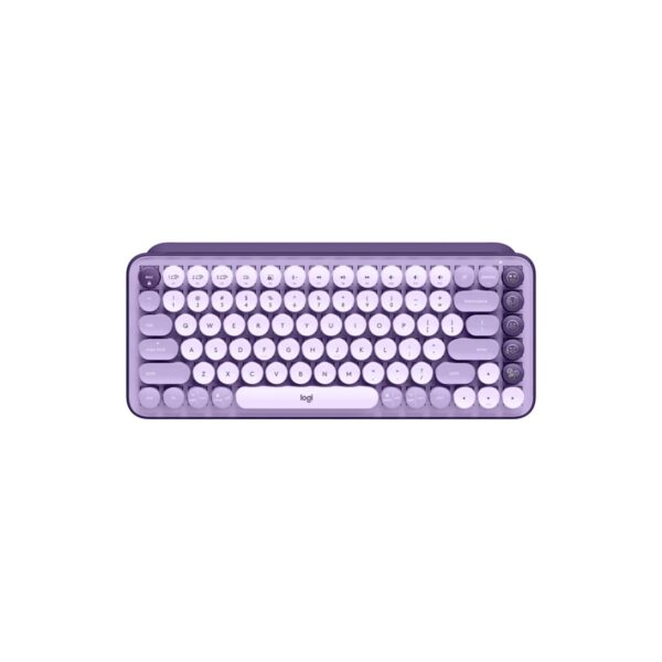 Teclado Logitech Pop Keys Multi-Device Wireless/Bt Cosmos Lavender Lila - Imagen 2