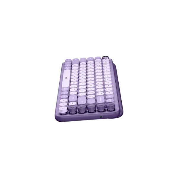 Teclado Logitech Pop Keys Multi-Device Wireless/Bt Cosmos Lavender Lila - Imagen 4