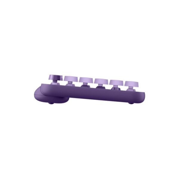Teclado Logitech Pop Keys Multi-Device Wireless/Bt Cosmos Lavender Lila - Imagen 5