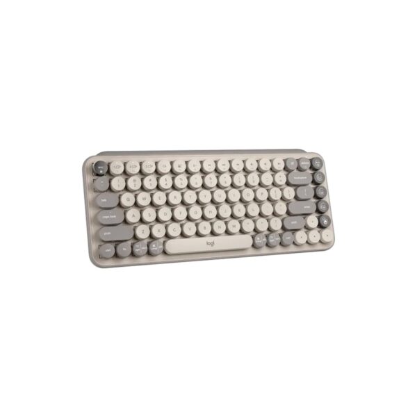Teclado Logitech Pop Keys Multi-Device Wireless/Bt Mist Sand Gray - Imagen 3