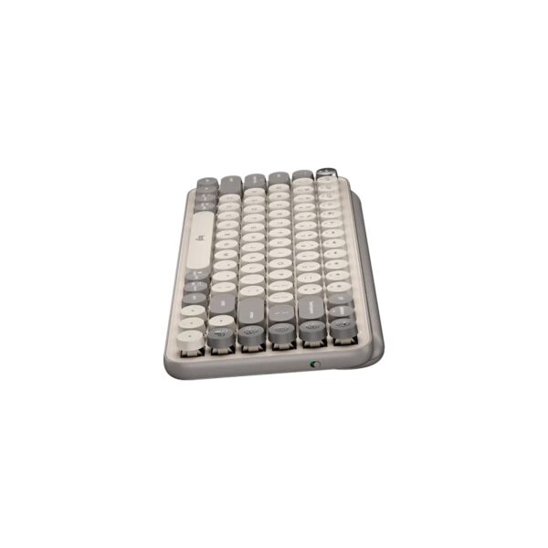 Teclado Logitech Pop Keys Multi-Device Wireless/Bt Mist Sand Gray - Imagen 4