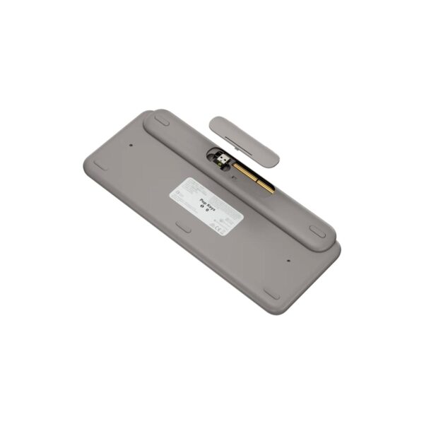 Teclado Logitech Pop Keys Multi-Device Wireless/Bt Mist Sand Gray - Imagen 6