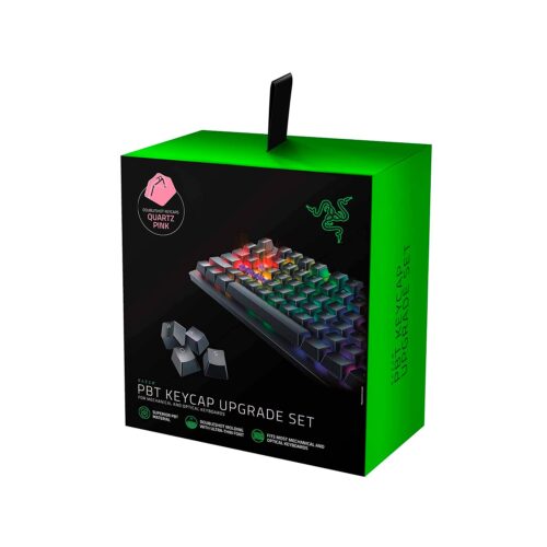 Set De Teclas Razer Pbt Keycap Quartz Pink