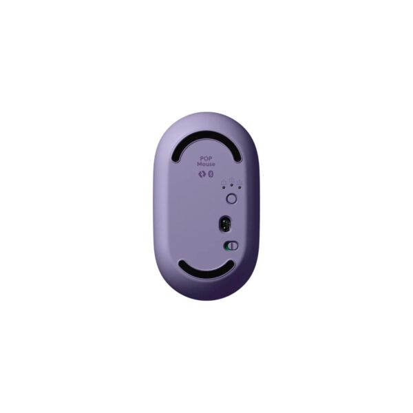 Mouse Logitech Pop Bluetooth Cosmos Lavender Lila - Imagen 5