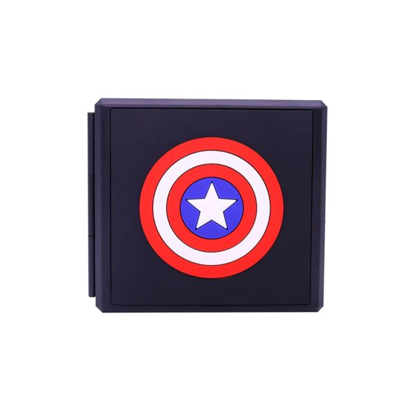 Estuche Porta Juegos Capitán America Black Nintendo Switch - Imagen 2