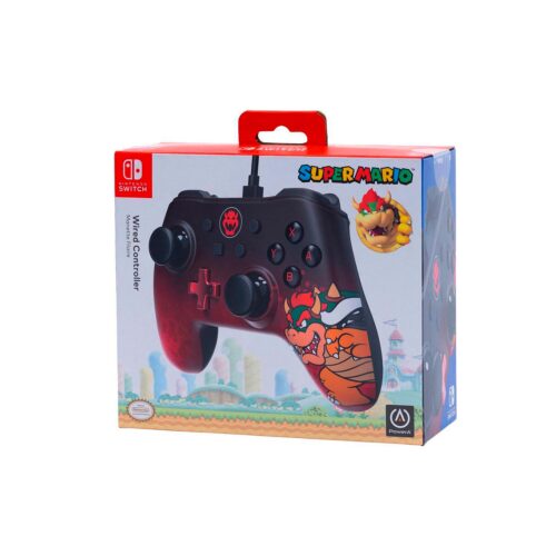 Mando Power A con Cable para Nintendo Switch Bowser Edicion