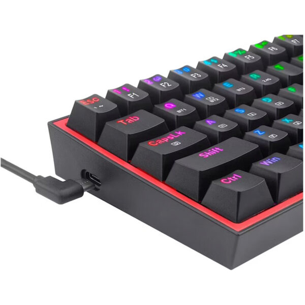 Teclado Gamer Redragon Fizz Pro Wireless Spanish K616 Rgb B Black - Imagen 3